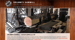 Desktop Screenshot of drummssawmill.com